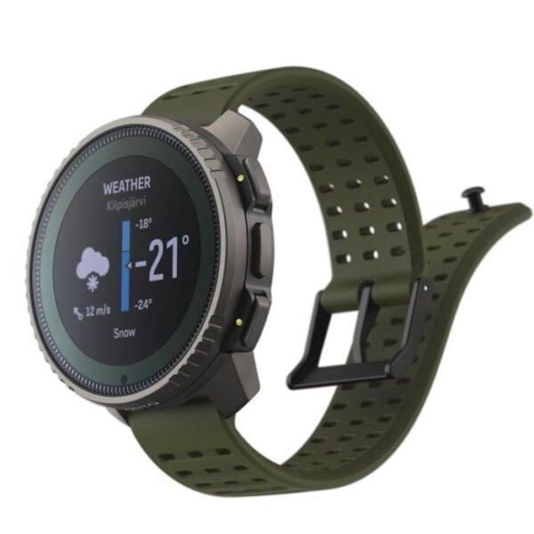 Buy with crypto Sport connected watch - SUUNTO - Vertical Titanium Solar Forest-4