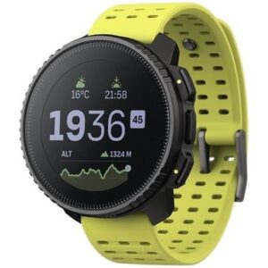 Buy with crypto Sport connected watch - Suunto - Vertical - Black Lime-1