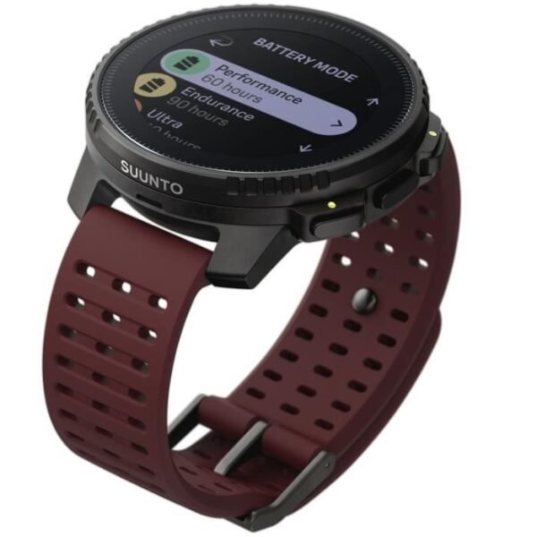 Buy with crypto Sport connected watch - Suunto - Vertical - Black Ruby-4