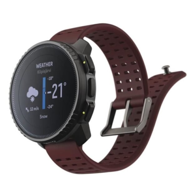 Buy with crypto Sport connected watch - Suunto - Vertical - Black Ruby-5
