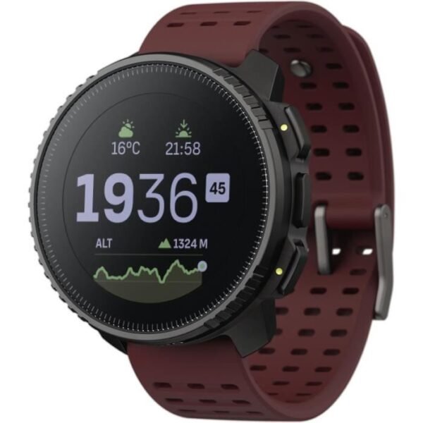 Buy with crypto Sport connected watch - Suunto - Vertical - Black Ruby-1