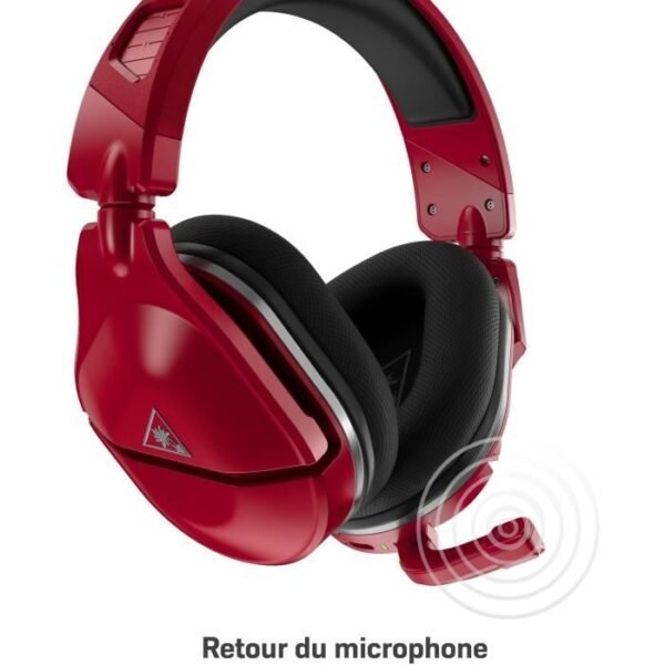 Buy with crypto Gaming Headset - TURTLE BEACH - Stealth 600 Max - 2nd Gen - Midnight Red - Red - Multiplatform (TBS-2368-02)-2
