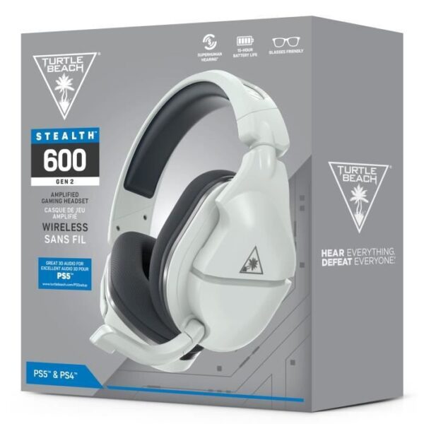 Buy with crypto TURTLE BEACH Stealth 600P gaming headset (Gen 2) - White-4