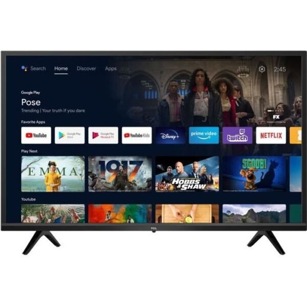 Buy with crypto TCL 32A5000 - LED TV HD 32 (80 cm) - Smart TV -Dolby Audio - 2xHDMI