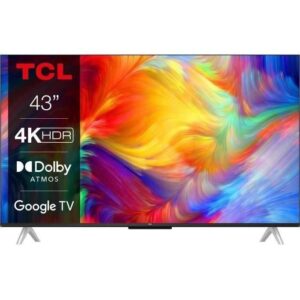 Buy with crypto TCL LED 43P637 - 109 cm (43) - 4K Dolby Vision Dolby Atmos - Google TV-1