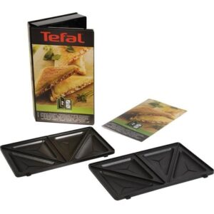 Buy with crypto TEFAL Accessories XA800212 Set of 2 plates croque triangle Snack Collection-1