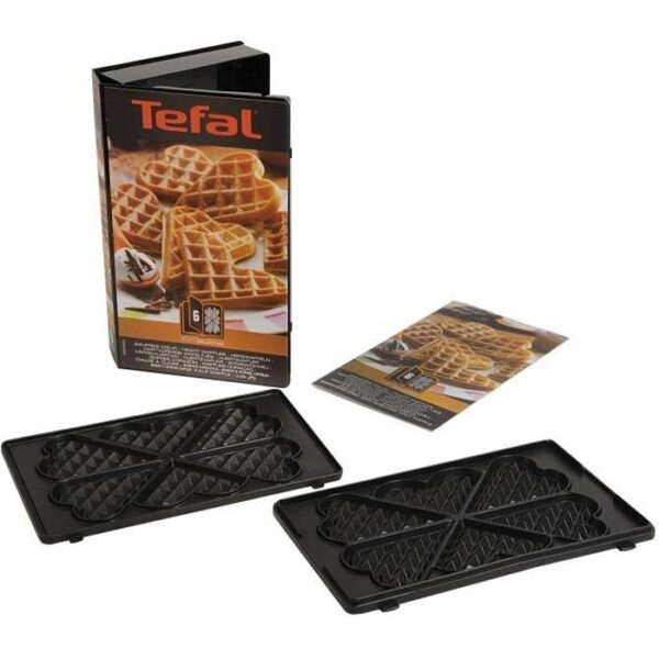 Buy with crypto TEFAL Accessories XA800612 set of 2 plates wafers heart Snack Collection-1