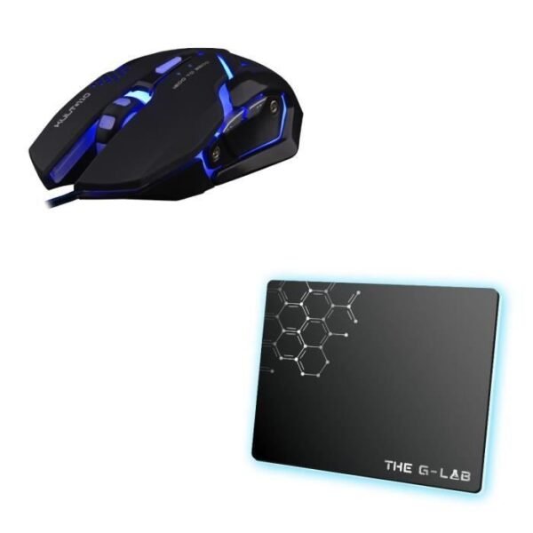 Buy with crypto THE G-LAB COMBO ARGON Keyboard FR Backlit Performance + Mouse Coating Soft-Touch + Helmet KORP 100 + Non-Slip Mat-4