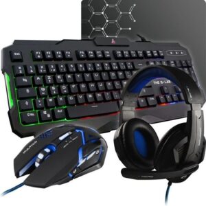 Buy with crypto THE G-LAB COMBO ARGON Keyboard FR Backlit Performance + Mouse Coating Soft-Touch + Helmet KORP 100 + Non-Slip Mat-1