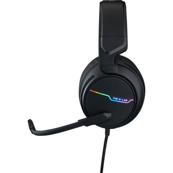 Buy with crypto THE G-LAB Korp Thallium Headset with Mic Gaming - 7.1 Digital Sound - PC Compatible