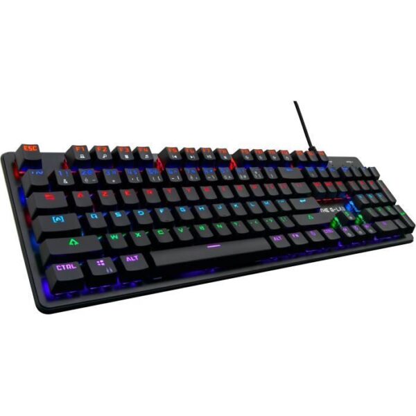 Buy with crypto THE G-LAB Mechanical keyboard - Swicth blue Ultras Reactive - 16 backlight effects - Compatible on PC - PS4 - PS5 - Xbox-1