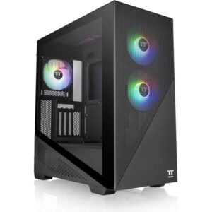 Buy with crypto PC case - Thermaltake - Divider 370 TG Argb (black) - Box without power - Middle Tower - E -ATX Format-1