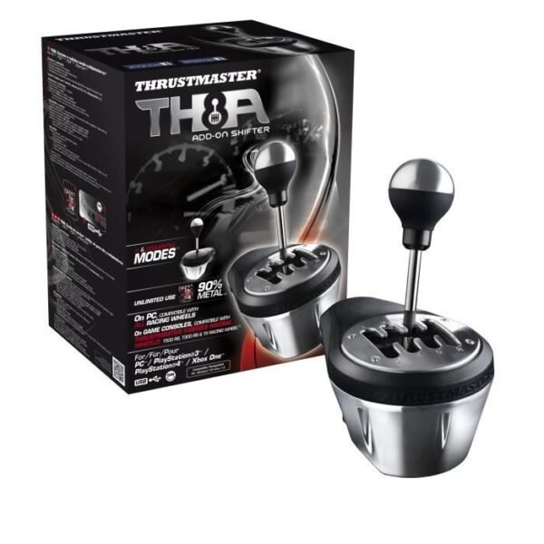 Buy with crypto THRUSTMASTER Levier de vitesse TH8A  SHIFTER ADD-ON - PC / PS4 / Xbox One-4