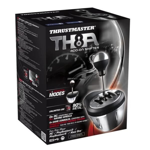 Buy with crypto THRUSTMASTER Levier de vitesse TH8A  SHIFTER ADD-ON - PC / PS4 / Xbox One-5