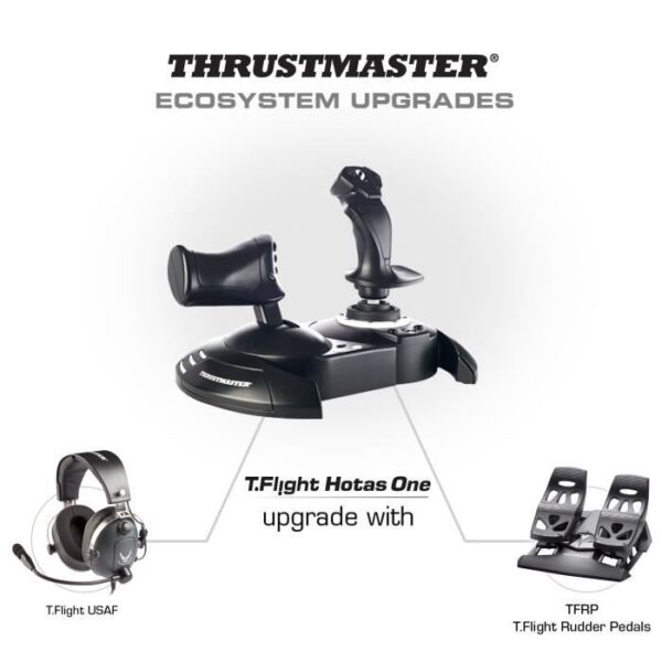 Buy with crypto THRUSTMASTER T.Flight Hotas One Joystick PC Steering Wheel - 12 Wired Buttons - Microsoft Xbox One-4