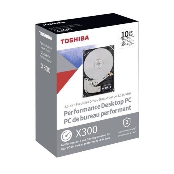 Buy with crypto TOSHIBA - Internal Hard Disk - X300 - 10TB - 7