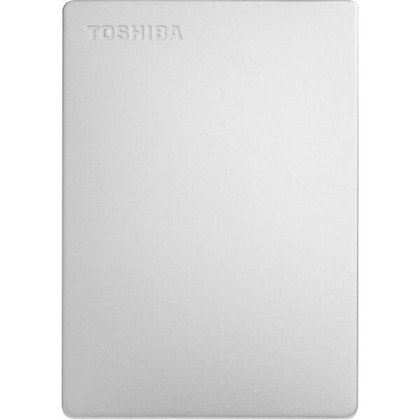 Buy with crypto External hard drive - Toshiba - Canvio Slim - 2 to - Silver-1