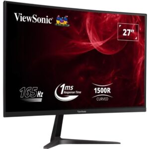 Buy with crypto Curved PC Gaming Screen - VIEWSONIC VX2718-PC-MHD - 27 FHD - VA panel - 1 ms - 165Hz - HDMI / DisplayPort --1