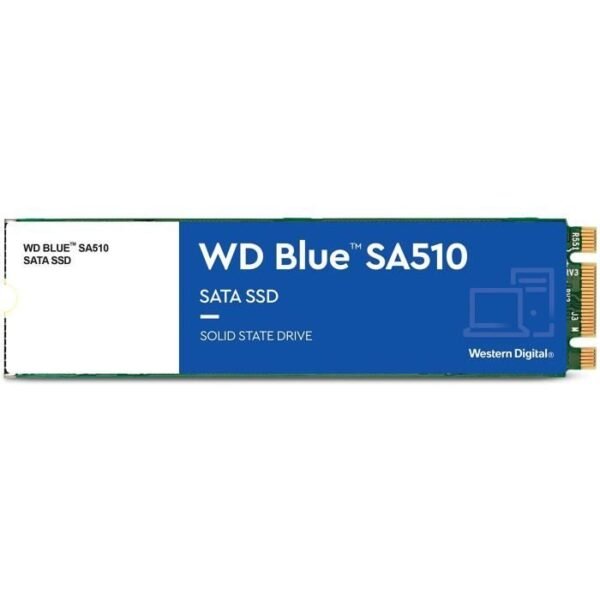 Buy with crypto Western Digital Hard Drive SA510 - SATA SSD - Internal 500GB - M2 format - Blue-2