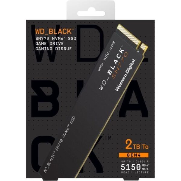 Buy with crypto Internal SSD - SN770 NVMe - WD_BLACK - 500 GB - M.2 2280 - WDS500G3X0E-4