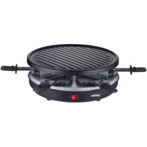 Buy with crypto WEASY LUGA60 - Raclette and grill for 4 people - 900W - Non-stick coating - 30x30cm - Removable plate-1