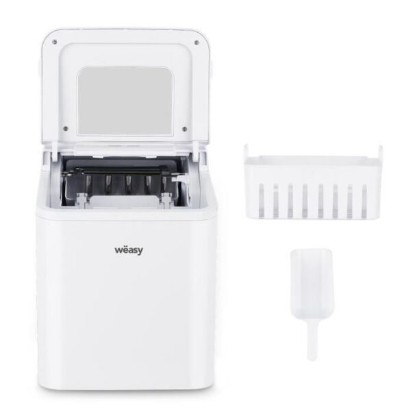 Buy with crypto WEASY IGLOO8 - Ice maker - 12kg - 1.5L water tank - 120W - Removable tray - Automatic cleaning - 9min cycle-3