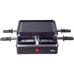 Buy with crypto WEASY LUGA40 - Raclette and grill for 4 people - 600W - Non-stick coating - 19