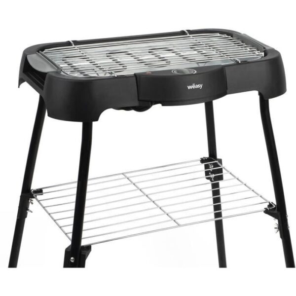 Buy with crypto Weasy GBE42 GRILL BBQ Electric to Pose or on feet-41.5x24cm-Adjustable Tempture-2000W -Manteau removable-removals-1