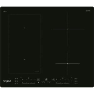 Buy with crypto Whirlpool WLB9560NE/IXL - Induction hob - 4 zones - 7200W Total - L 59 cm x D 51 cm - Black-1