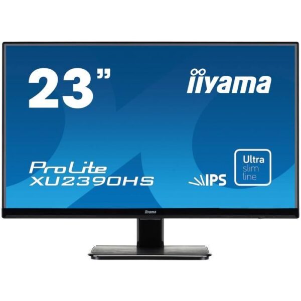 Buy with crypto Ecran PC - IIYAMA ProLite XU2390HS-B1 - 23 FHD - Dalle IPS - 4ms - VGA/DVI-D/HDMI-2