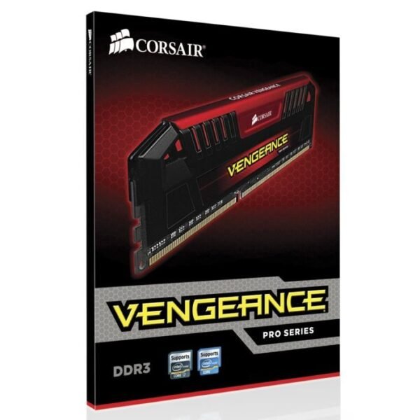 Buy with crypto CORSAIR PC Memory DDR3 - Vengeance PRO 16 GB (2 x 8 GB) - 1600 MHz - CASE 9 - Red (CMY16GX3M2A1600C9R)-3