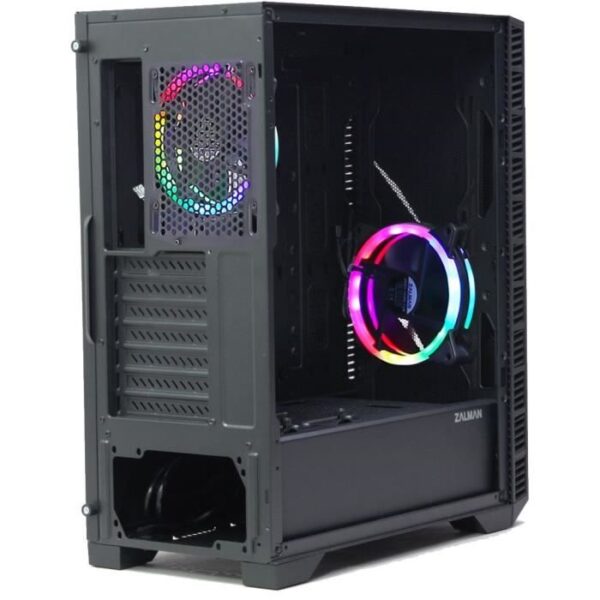 Buy with crypto ZALMAN Z3 Iceberg Black - Case without power supply - Medium tower - E-ATX format-2